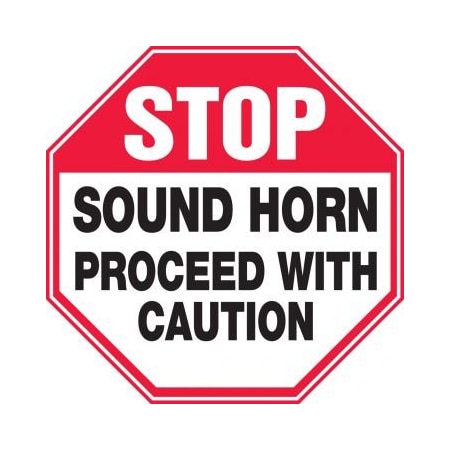 Safety Sign STOP  SOUND HORN  MVHR943XP